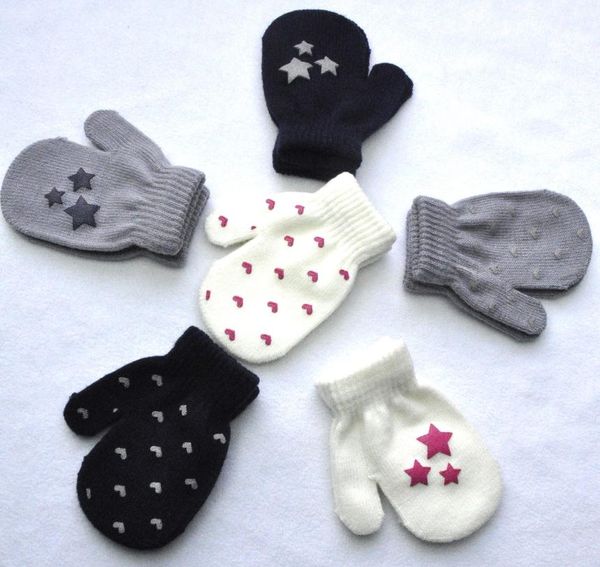 Kinder Handschuhe Winter Kinder Warme Anti-Fang Fäustlinge Baby Offset Nette Volle Finger Handschuhe Für Junge Mädchen 0-4T Baby Handschuhe DB250