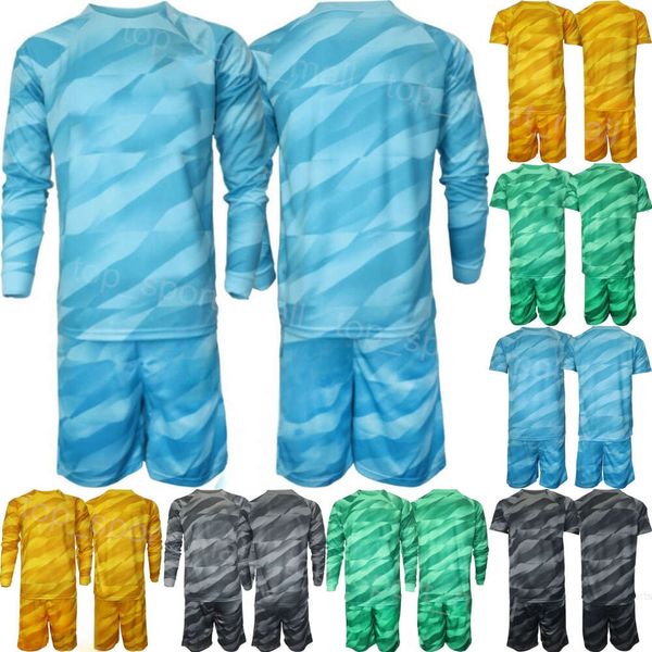 Club Team Man Kids 23 24 Club América Goleiro 1 Luis Malagon Jerseys Futebol Set Goalie GK Manga Longa 27 Oscar Jimenez 13 Guillermo Ochoa Camisa de Futebol Uniforme