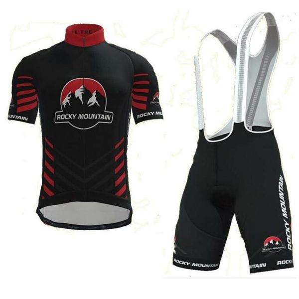 2023 Pro Team Rocky Mountain Bisiklet Jersey Nefes Alabilir Ropa Ciclismo% 100 Polyester Coolmax Jel Pad Jort311s