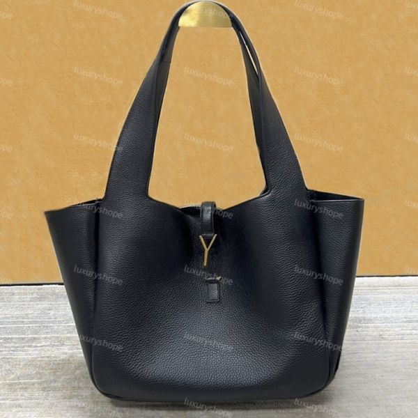 10a Bea Einkaufstasche Designer -Tasche Körnige Lederhandtasche große Kapazität Frauen Crossbody -Umhängetaschen Schwarze Buchstaben Geldbeutel Luxus -Einkaufstaschen