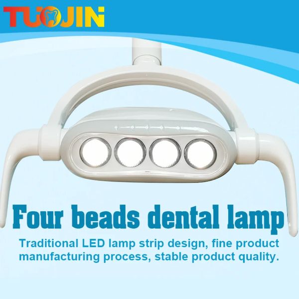 Outra higiene oral dental levou luz 4 lâmpada LED sensível para cadeira unidade teto clínica móvel 231204