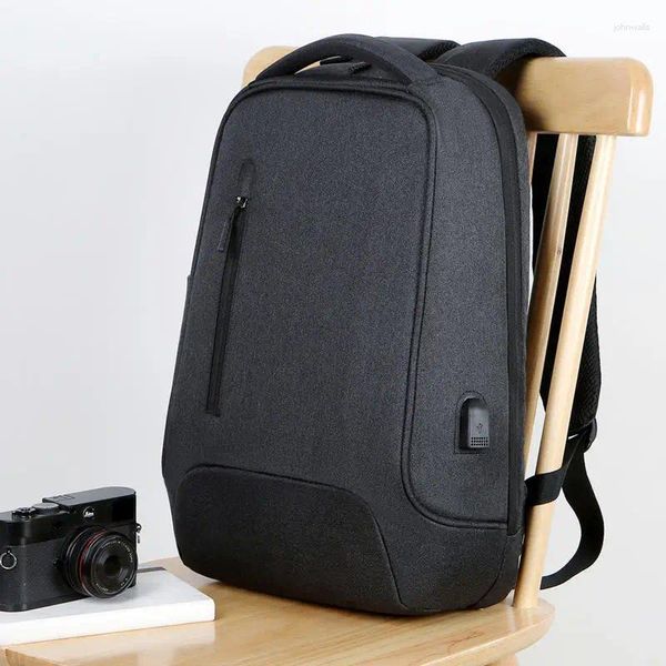 Aktentaschen Große Kapazität Smart Männer Wasserdichte Schultaschen Anti-Diebstahl Mochila Business Twinkle Laptop Rucksack Mit USB-Anschluss