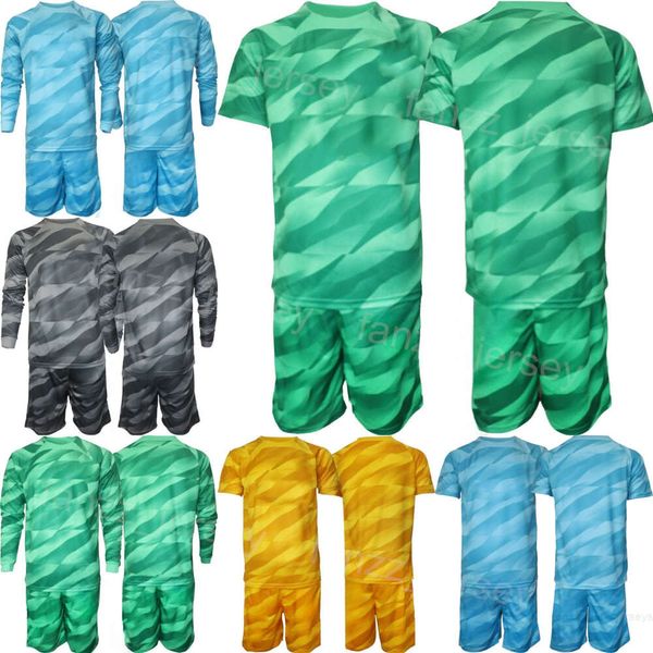 Club Team Goleiro Sporting CP Lisboa Futebol 22 Andre Paulo Jersey Set Kids Men 12 Franco Israel 41 Diego Callai Silva Antonio Adan Camisa de futebol de manga comprida 23/24