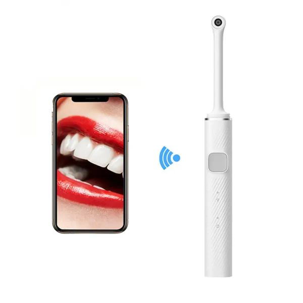 wholesale Telecamera dentale wireless Telecamera intraorale WiFi Million HD 8 LED IP67 Endoscopio dentale con controllo impermeabile 12 LL
