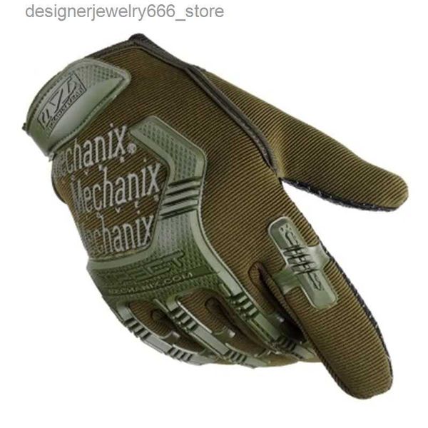 Fünf Finger Handschuhe Taktische Militärische Handschuhe Paintball Airsoft Schuss Soldat Kampf Polizei Anti-Skid Fahrrad Voll Finger Handschuhe Männer Kleidung handschuhe Q231206