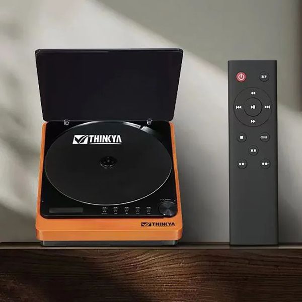 CD çalar ahşap retro bluetooth 5 1 Kayıpsız HiFi USB Okuma Oyunu Kızılötesi Uzaktan Kumanda Dijital Optik Çıktı 231206