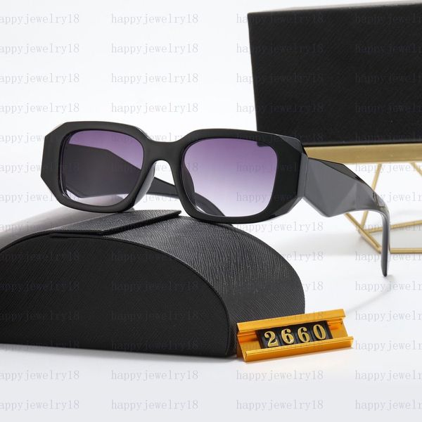 Óculos de sol de grife de luxo para mulheres homens lentes de óculos de sol quadradas anti-radiação moda de rua passarela de praia adequada para todos os usos combinando estilo dunisex com caixa