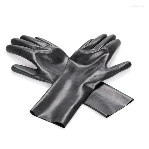 Partyzubehör, nahtlose 3D-Gummihandschuhe, 5 Zehen, Latex-Fäustlinge, Cosplay-Kostüm für Damen