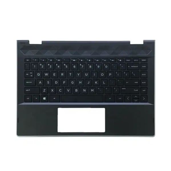 L18947-001 Nova substituição para Pavilion X360 14-cd2053cl 14m-cd0001 Palmrest Upper Case C-cover com teclado moldura