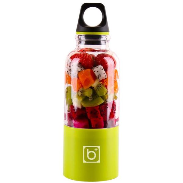 500ml 4 lâmina portátil liquidificador espremedor misturador elétrico mini usb processador de alimentos espremedor smoothie liquidificador copo fabricante juice171a