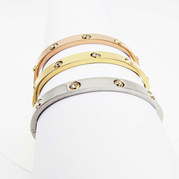 Designer-Armband, Schmuck, Goldarmband, Armreif, Karte, Startseite, Karte, Schnalle, Paar, klebriger Diamant, Titan, Stahl, Liebhaber, Edelstahl, voller Himmelsstern