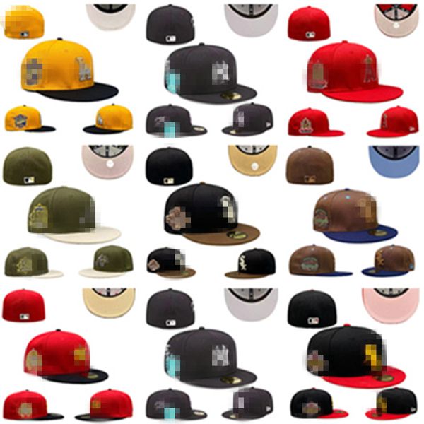 Tüm Takım Daha Fazla Casquette Beyzbol Şapkaları Takılmış Şapka Men Sport Nakış Yetişkin Düz Hip Hop Kapalı Örgü Güneş Beanies Cap 7-8