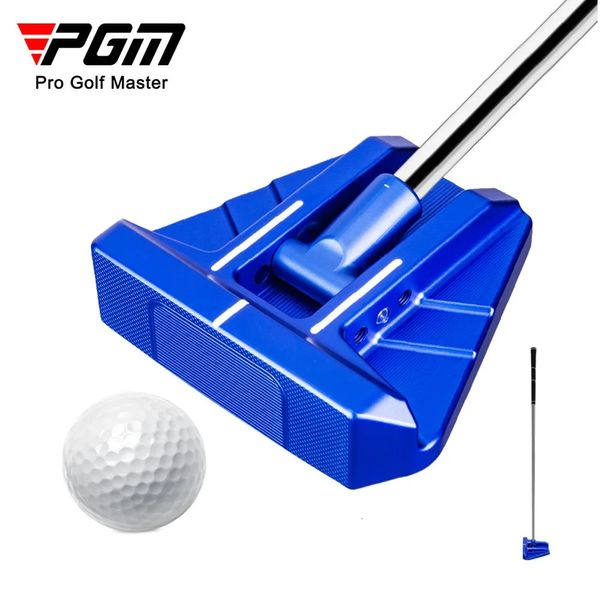 Teste delle mazze Putter da golf PGM Mazza in acciaio inossidabile Mazza a spinta piatta Maniglia reversibile Puntale Facile da usare per principianti TUG044 231205