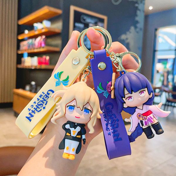 Toptan Toplu Oyuncak Figürleri Anime Araba Keychain Charm Aksesuar Anahipler Oyunu Karakter II Sevimli Kişiselleştirilmiş Yaratıcı Sevgililer Günü Hediye DHL