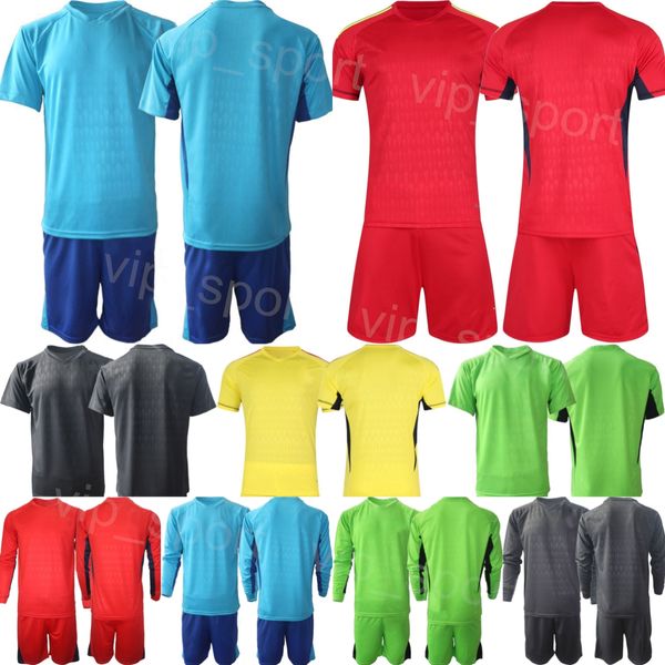 Clube Team Kids Man Soccer Royal Salt Lake Goalie Gavin Beavers Jerseys Set 23 24 Manga longa Tomas Gomez Jeffrey DeWSnup Zac MacMath Goalkeeper Football Shirt Kits Kits