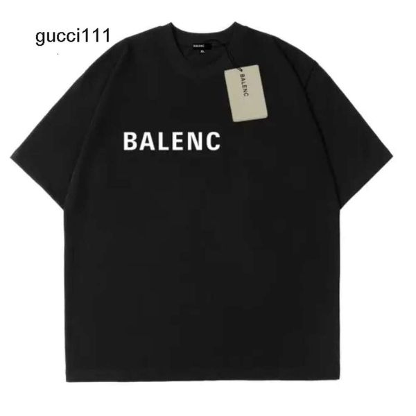 Verkaufen Sie Buchstaben Balencaigalies Hop Balencigalies Ärmel Sommer Männer Herren T-Shirts Designer Print Short T Top Shirt Luxus Casual Hip Man Kleidung Damen Paris Q8UM