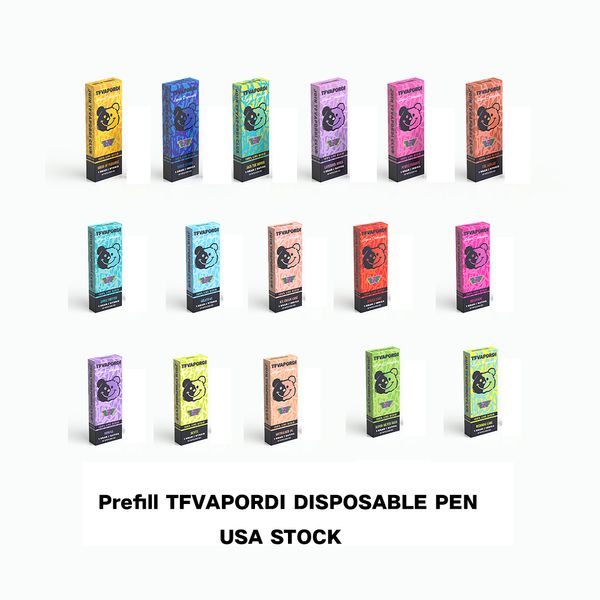 Penna Led Usa E Getta Preriempita VAPORDI Penna ad Olio in Ceramica 280Mah Tipo C 1000mg Olio T9 10 Gusti Stock USA