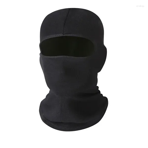 Bandane Maschera da sci per uomo Maschere integrali nere che coprono la ghetta per il collo