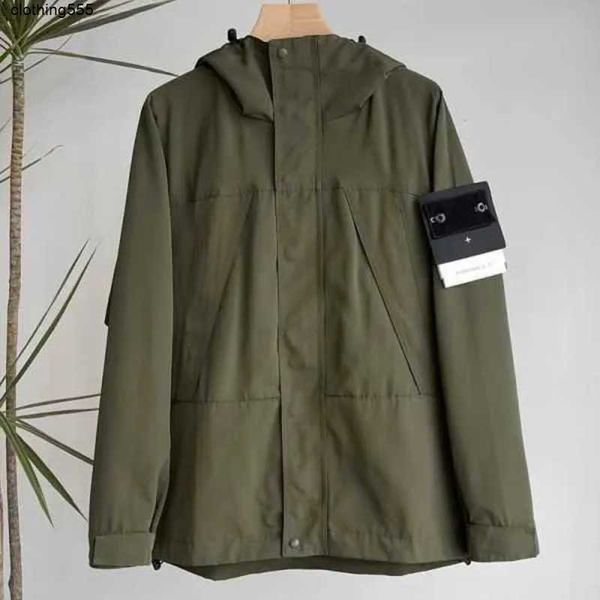 Giacche da uomo Abbigliamento firmato Giacca in pietra di alta qualità Cappotti da donna da uomo Cerniera con distintivo Capispalla invernale Parka Casual Lady Stones Island57il