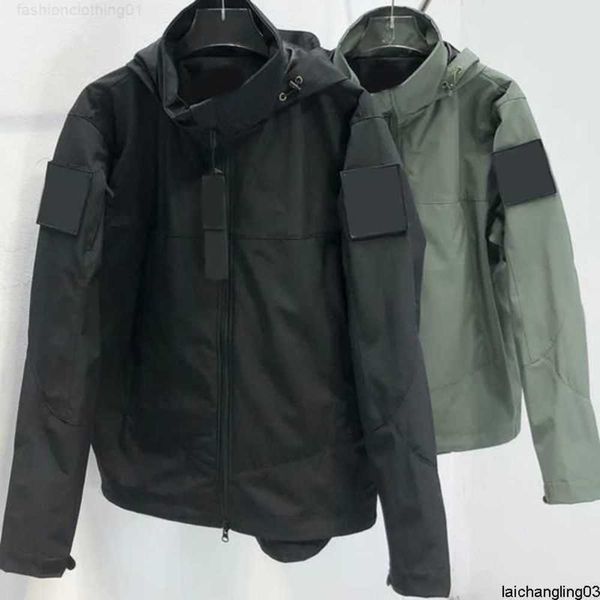 Мужские куртки Topstoney Designer Mens Island Armband Ghost Series Jacket Fashion Trend Stone Top Coat Colo1txli0og