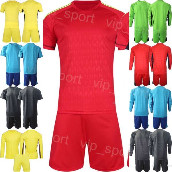 Clube Equipe Kids Homem Futebol New York Red Goalie 18 Ryan Meara Jersey Set 23 24 GK Manga Longa Anthony Marcucci Carlos Coronel Goleiro Camisa de Futebol NiuYueHongNiu