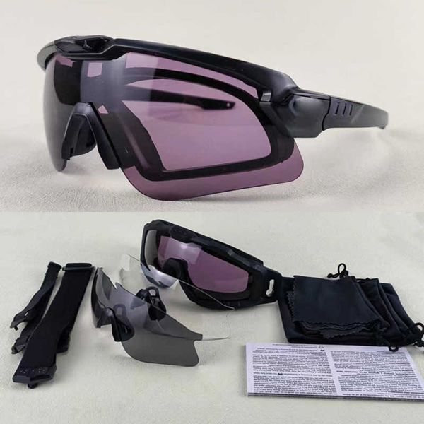 Occhiali da sole Occhiali tattici fanatici militari attrezzatura per moto occhiali fuoristrada set occhiali da sci sport all'aria aperta e occhiali da ciclismo