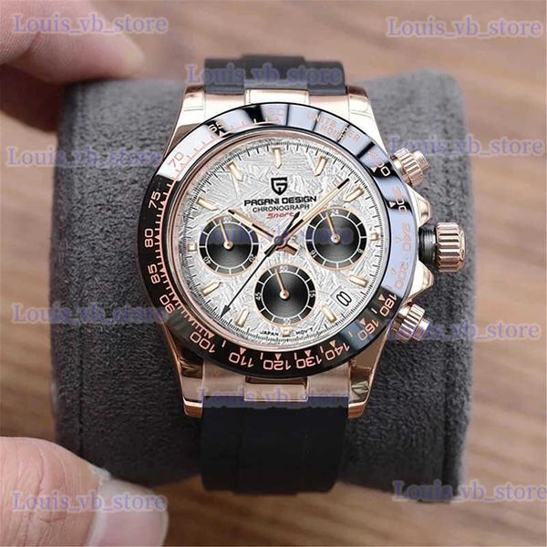 Outros relógios 40mm Novo V2 PAGANI DESIGN Homens Quartz es Sapphire Retro Chronograph Aço Inoxidável Homens À Prova D 'Água Relogio Masculino T231206