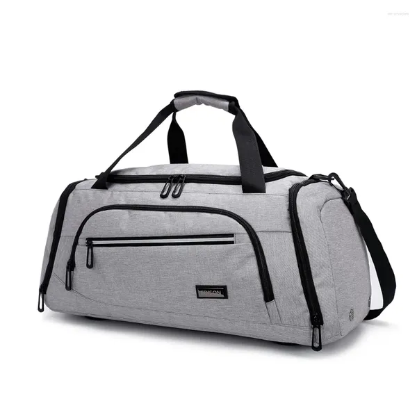 Duffel Bags Homens Saco de Ginásio Grande Capacidade Treinamento Fitness Workout Esportes Mochila Seco Molhado Yoga Viagem de Negócios com Bolsa de Sapatos