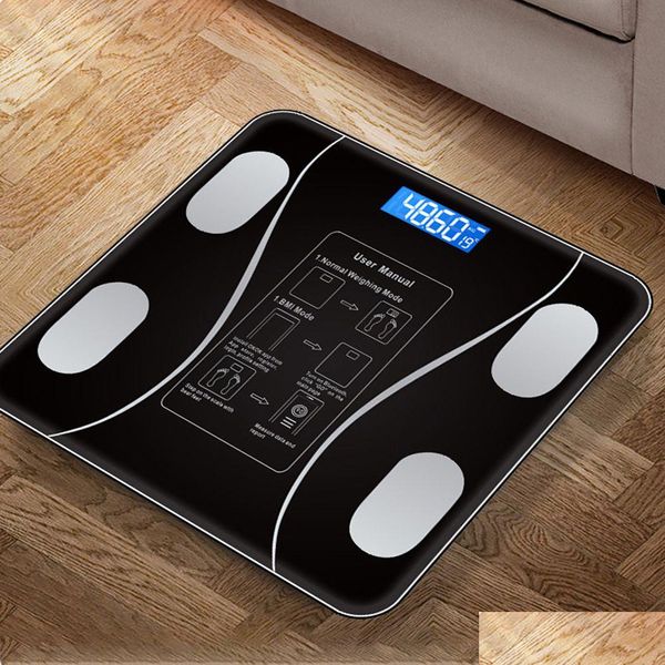 Весы для веса тела, Bluetooth, беспроводной цифровой электронный анализатор состава для ванной комнаты, прецизионный инструмент 230606, Drop Del Dhuen