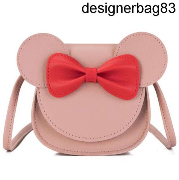 Moda sevimli çocuklar çanta kız cüzdan küçük para çantası yay tavşan para çanta çocuklar bebek omuz mesleği çanta