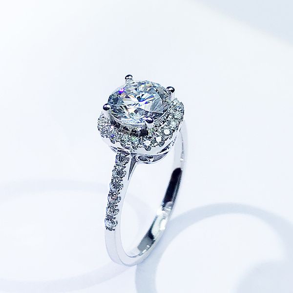 Anelli a fascia di design con geometria zircone di lusso cinese per le donne dolce classico grande quadrato in pietra anillo unghia con diamante fine cristallo amore anello gioielli da sposa