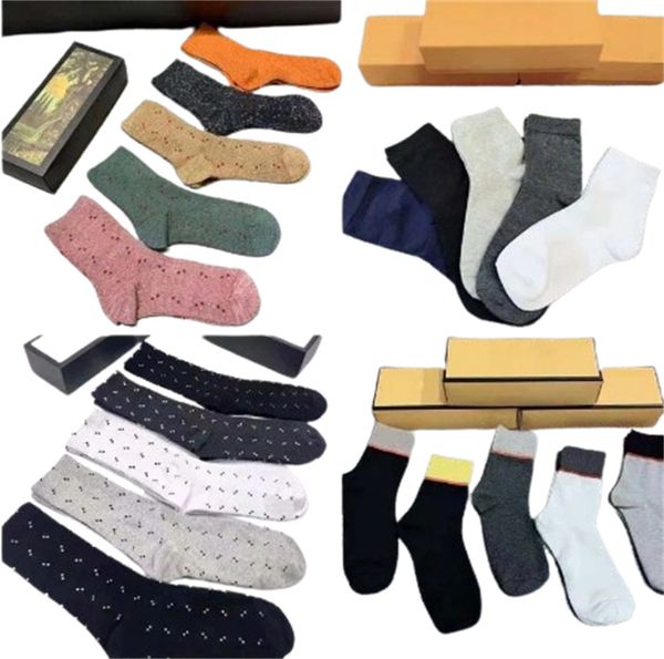 2023 klassische männer Brief Socken frauen Mode Knöchel Kurze Socken Beiläufige Gestrickte Socken ss7