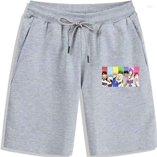 Pantaloncini da uomo Harajuku Anime Men Graphic Kuroko No Basket Camisas estetici oversize da donna