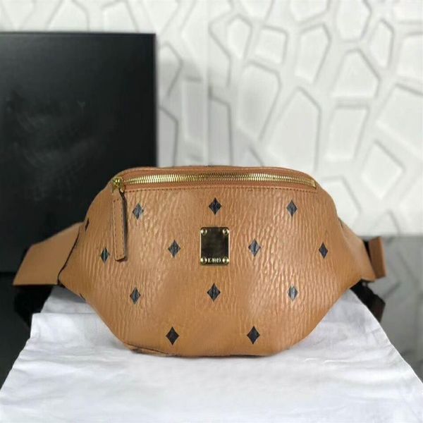 Marsupio con stampa rivetto Tasche oblique per uomo e donna mini marsupio in pelle marsupio marsupio militare nero marrone312A