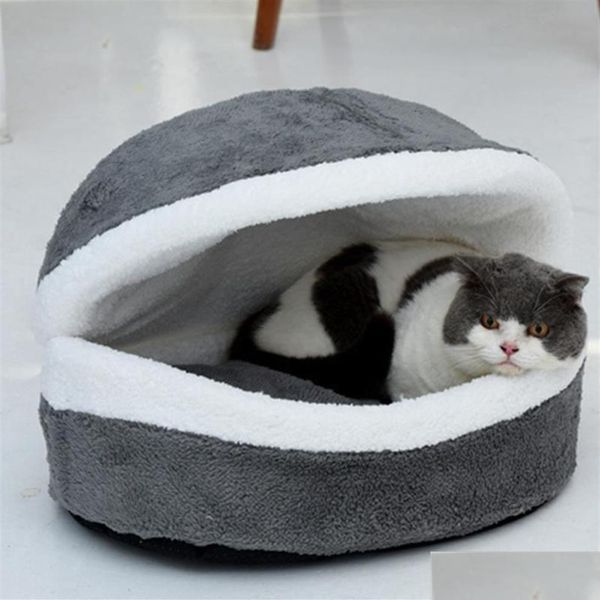 Canili Penne 45X35Cm Pet Dog Bed Creatività Hamburger Modellazione Cat House Portatile Lavabile Piccolo Teddy Stagioni Caldo Teacu208L Drop Delive Dhs8G