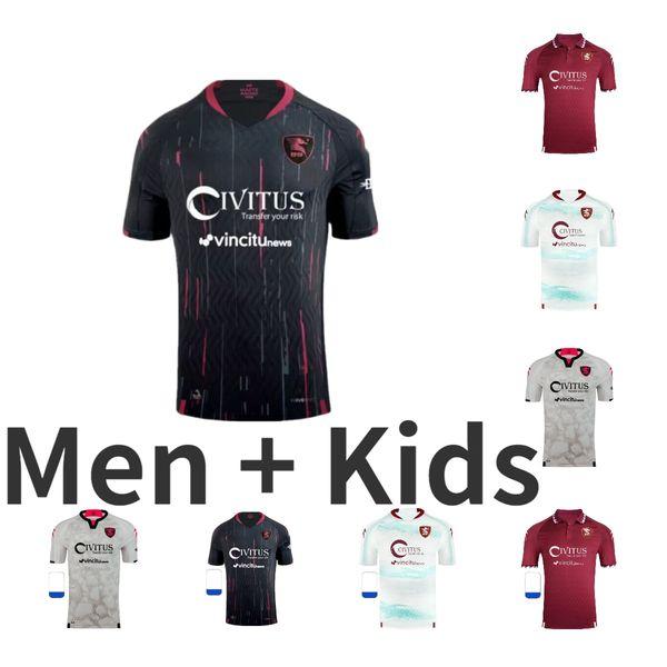 2023 2024 Salernitana Maglia da calcio IKWUEMESI FAZIO camisetas de foot DIA CANDREVA BOHINEN casa lontano Terzo Quarto 23 24 KASTANOS COULIBALY RIBERY maglia da calcio top