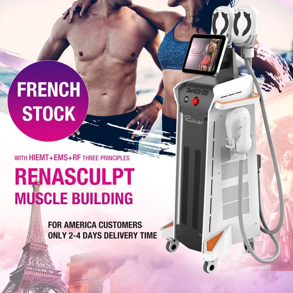 Emslim neo rf estimulador elétrico de ganho muscular renasculpt 3 em 1 máquina de queima de gordura para spa clínicas de beleza uso em salão de beleza