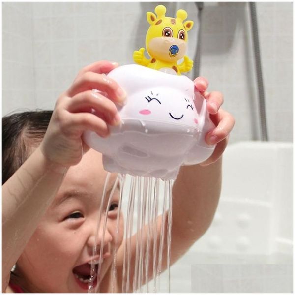 Banho brinquedos acessórios flutuante nuvens chuveiro interativo engraçado presente 230525 entrega de gota bebê crianças maternidade dh1l4