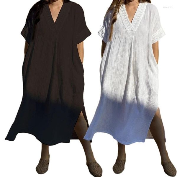 Costume da bagno da donna, abito da spiaggia, copricostume, caftano, costume da bagno lungo da donna