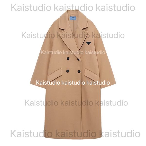 2023 herbst/Winter Design frauen Unisex Vielseitige Casual Mid länge Windjacke Woolen Mantel Mantel