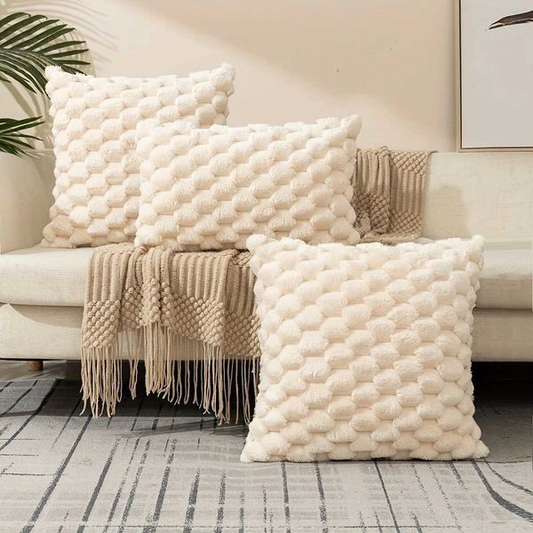 Kissen/dekorative, gemütliche Bezüge für Wohnzimmer, gestrickt, dekorativ für Sofa, Design-Hülle, weicher, moderner Kissenüberwurf