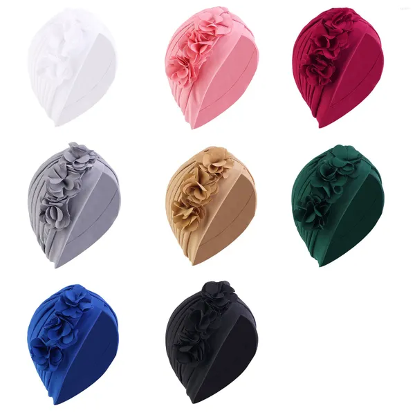 Roupas étnicas Mulheres Cabeça Lenço Chapéu Cap Turbante Envoltório Chapéus Headwear Headwear Futebol