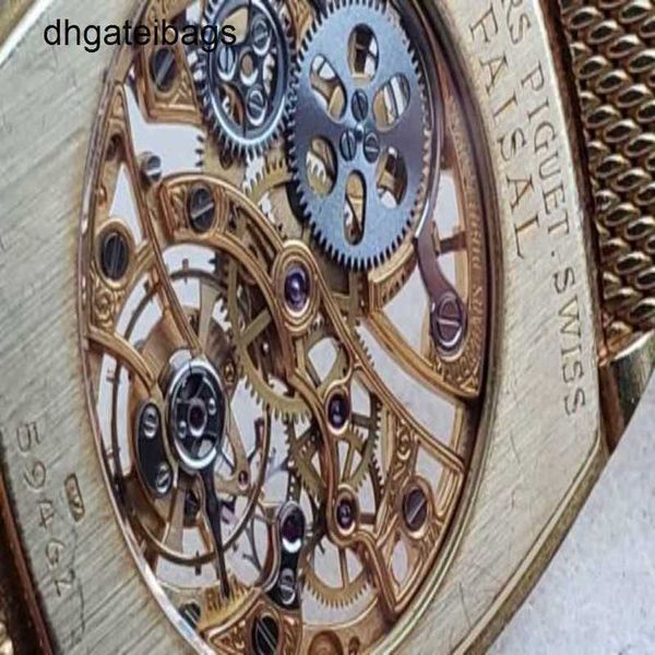 Часы Audemar Pigue Часы Audpi Часы Abby Автоматические часы Aibi Skeleton 18k g King Faisal Ksa Логотип Саудовской Аравии, толщина 27 мм