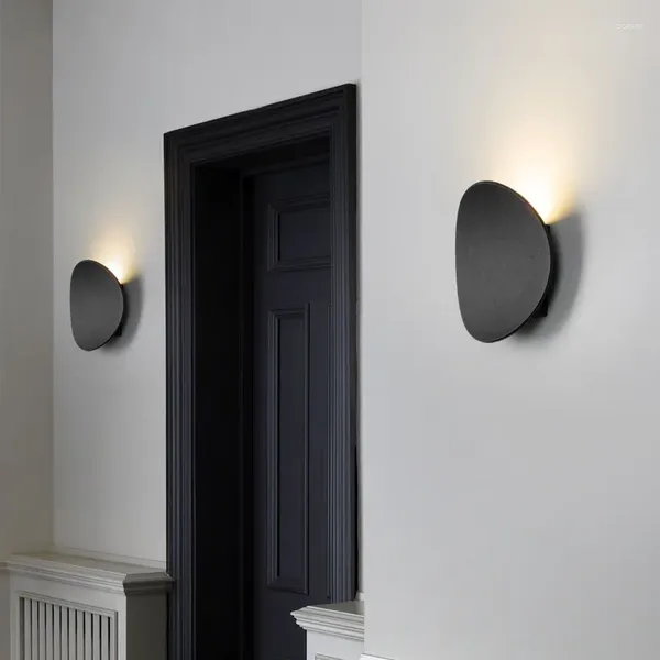 Wandleuchte, moderne LED-Wandleuchte, Hausdekoration, Wohnzimmer, Schlafzimmer, Innenleuchte für Zuhause, gebürstetes Aluminium, Beleuchtungskörper