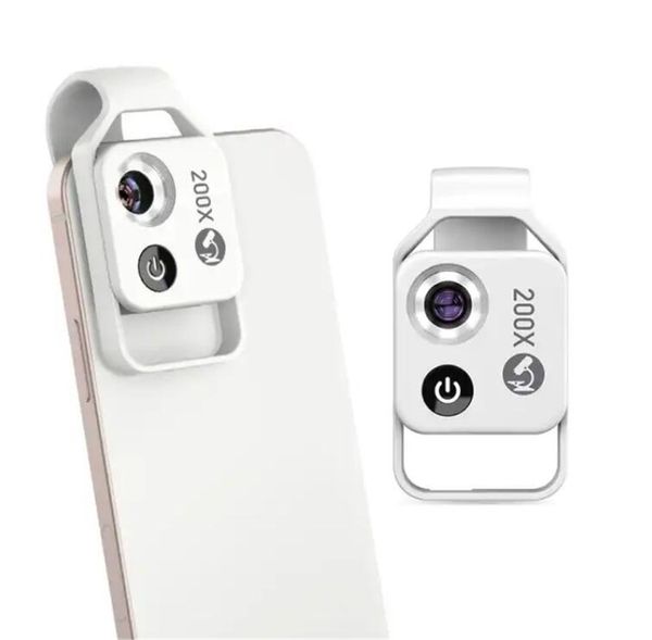 Apexel Pocket Universal 200x Cep Telefonu Mikroskop Büyüteç/CPL Mikro Makro Lens Fotoğrafı