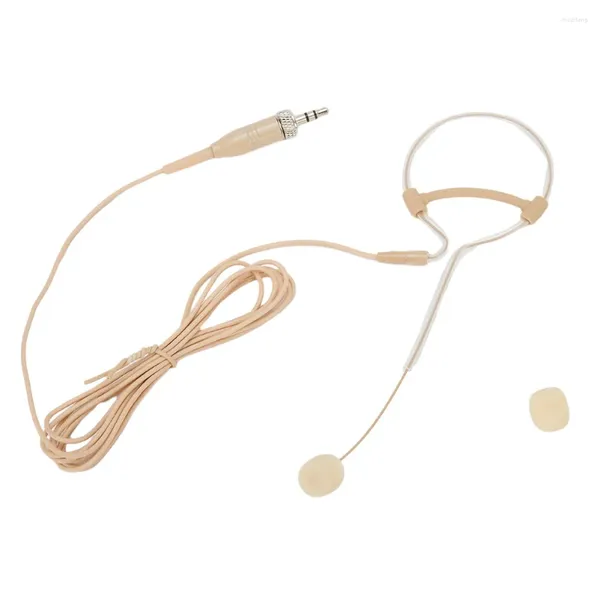 Microfones Único Earhook Headset Mic Headworn Microfone Ergonômico Confortável para Sem Fio 3.5mm com Espuma Windscreen