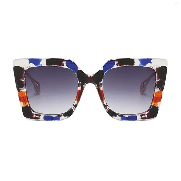 Sonnenbrille Blaulichtfilter Brille für Damen Klare Linse Stilvolle Brille Vielseitiges Accessoire Mädchen Damen Trendige Dekoration