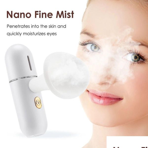 Facial Steamer Nano Spray Hidratante Vapor Usb Umidificador Frio Mini Portátil Beleza Ferramenta de Cuidados com a Pele 231115 Drop Delivery Health Too DHP1I