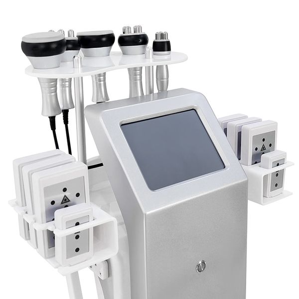 Liposuzione ad ultrasuoni cavitazione 8 cuscinetti LLLT lipo laser macchina dimagrante vuoto RF cura della pelle salone spa attrezzatura per uso