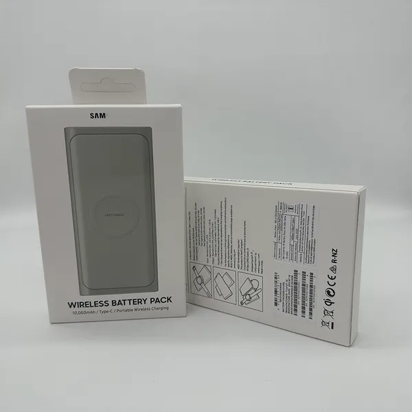 Batteria wireless Power Bank per Samsung Powerbank di ricarica wireless portatile da 10000 mAh Type-C